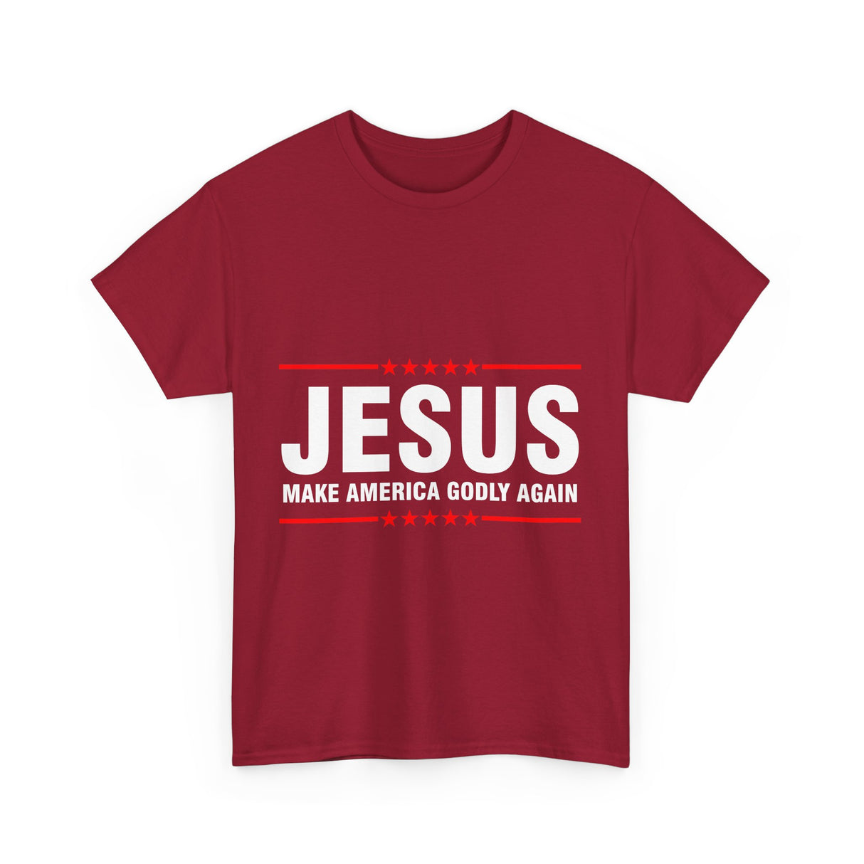 Jesus MAKE AMERICA GODLY AGAIN Cotton TShirt