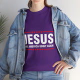 Jesus MAKE AMERICA GODLY AGAIN Cotton TShirt