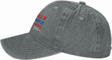 Officially Unburdened by What Has Been Hats for Men Washed Dad Trendy Baseball Cap Adjustable