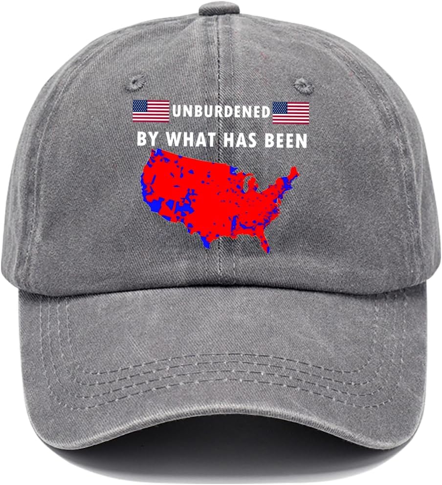 Unburdened by What Has Been Cap, God Bless America Hat, God Bless America Cap, Unburdened by What Has Been Hat