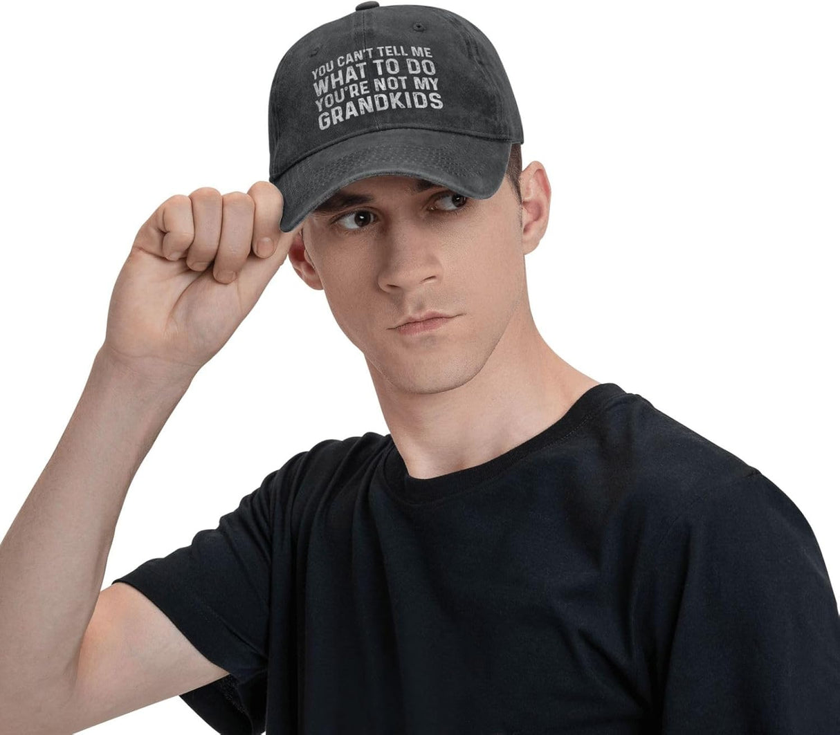 You Can't Tell Me What to Do You're Not My Grandkids Hat for Men Dad Hat Funny Hats