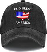 Unburdened by What Has Been Cap, God Bless America Hat, God Bless America Cap, Unburdened by What Has Been Hat