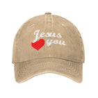 Jesus Hat Jesus Love You Hat for Men Cool Mens Hats Navy