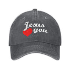 Jesus Hat Jesus Love You Hat for Men Cool Mens Hats Navy