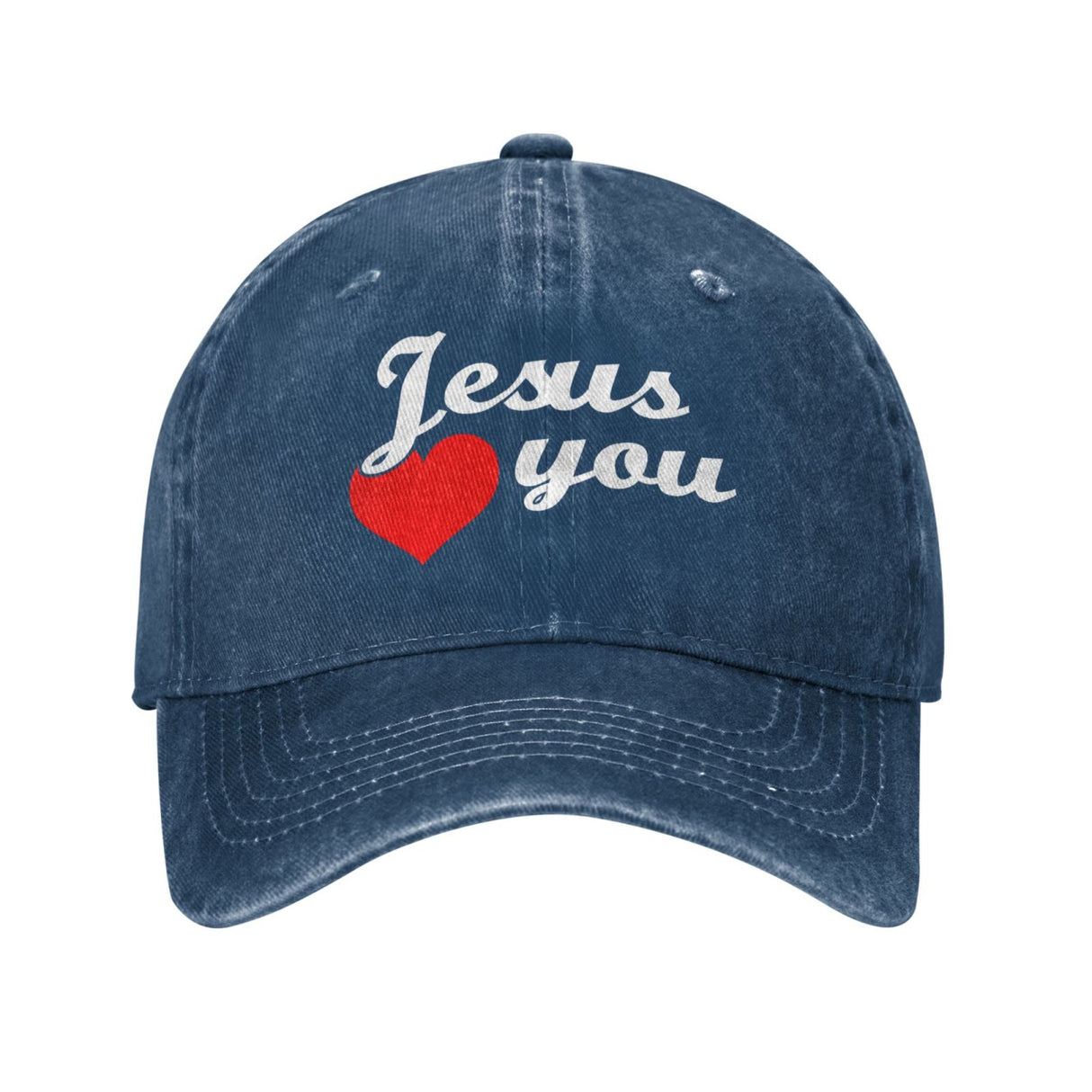 Jesus Hat Jesus Love You Hat for Men Cool Mens Hats Navy