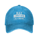 May Contain Alcohol Hat for Men Dad Hats Cute Hat