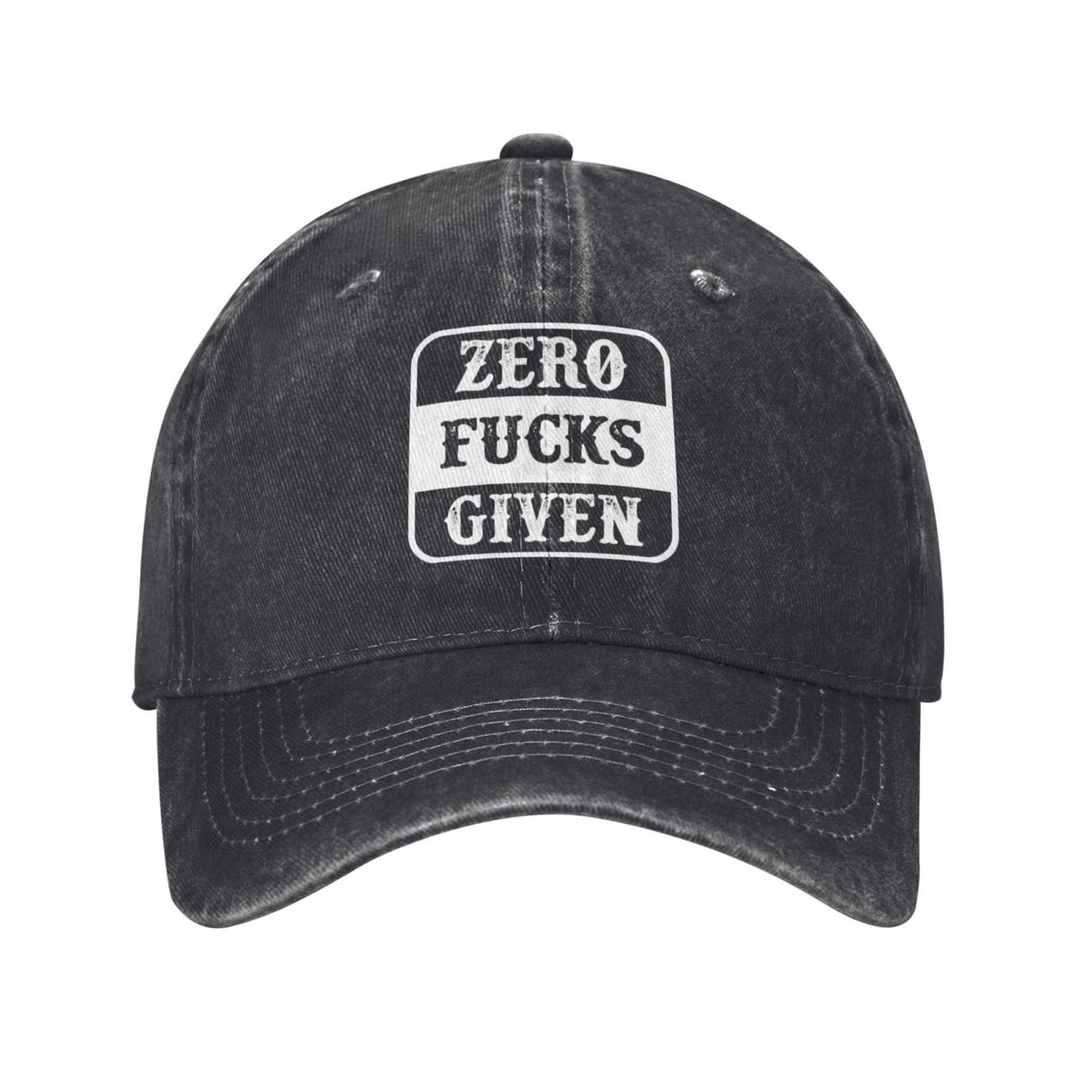 Zero Fucks Given 0 Funny Hats Adjustable Trucker Baseball Cap