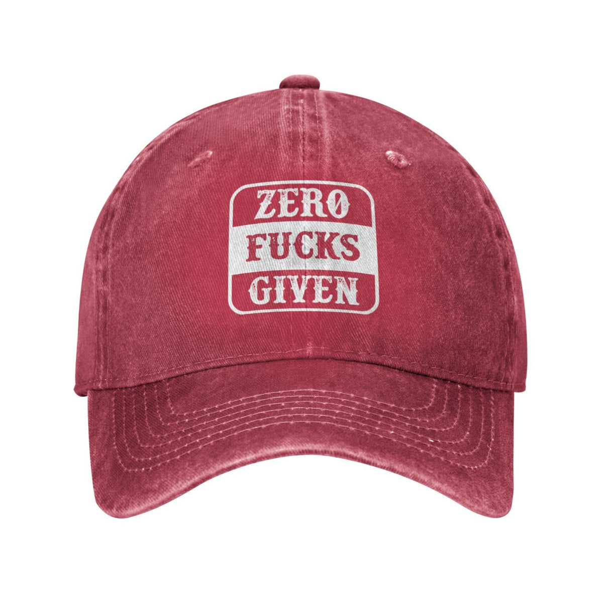 Zero Fucks Given 0 Funny Hats Adjustable Trucker Baseball Cap