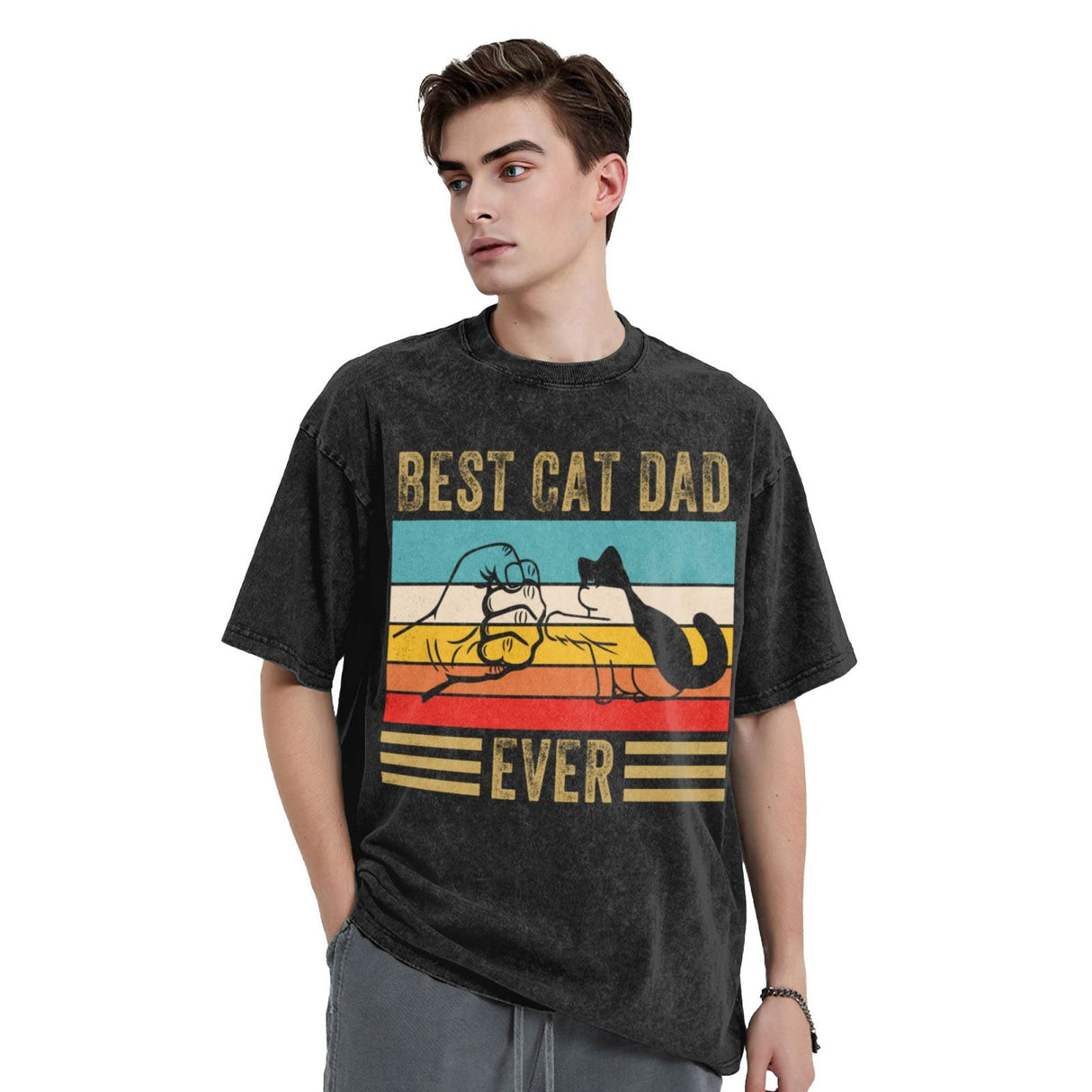 best cat dad ever T-Shirt