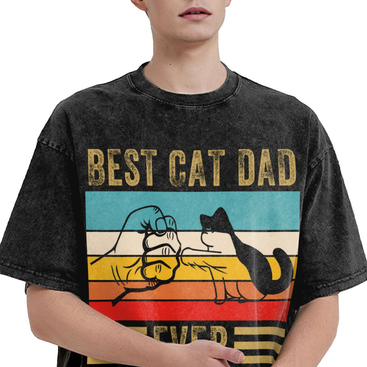 best cat dad ever T-Shirt