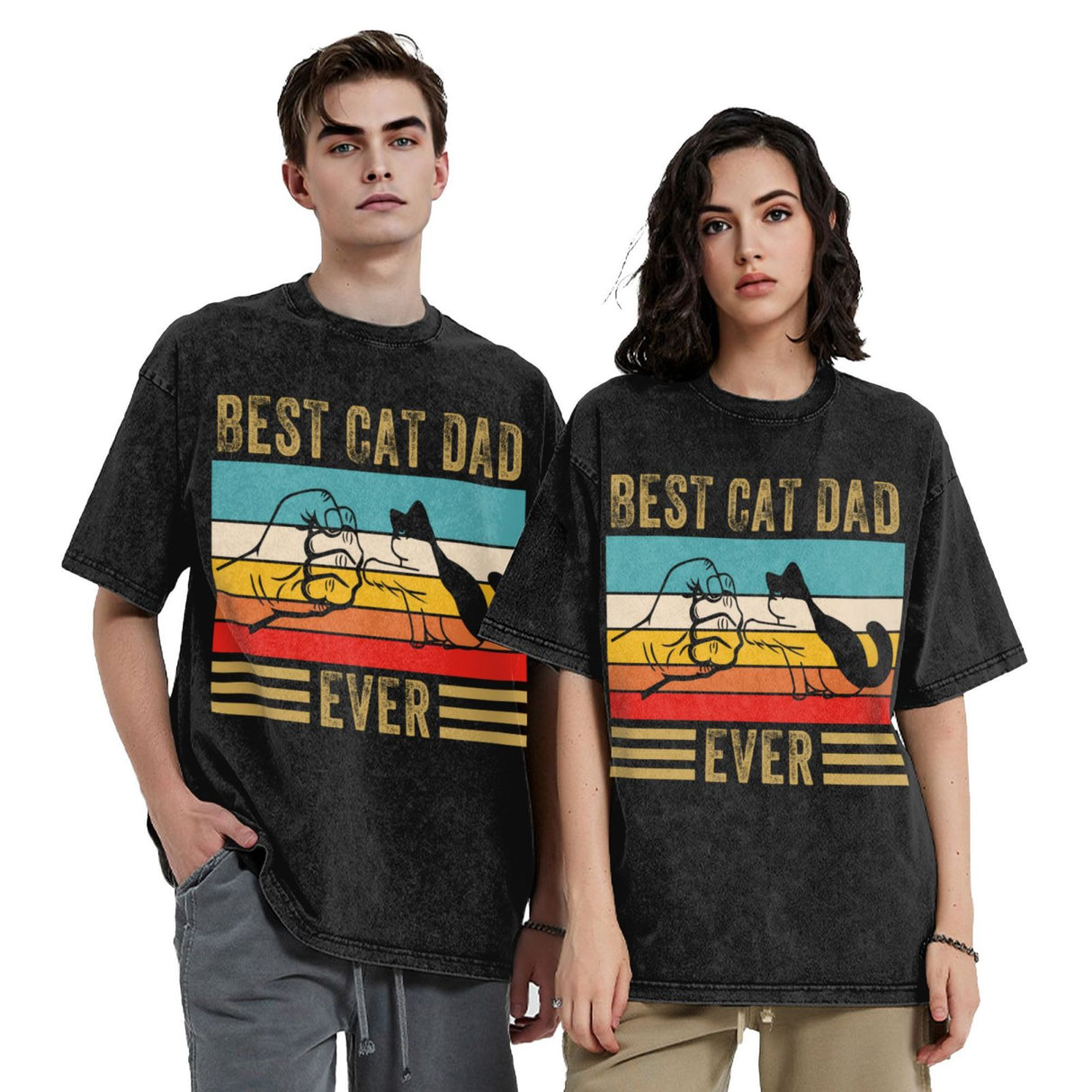 best cat dad ever T-Shirt