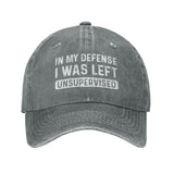 In my defense i was left unsupervised Hat