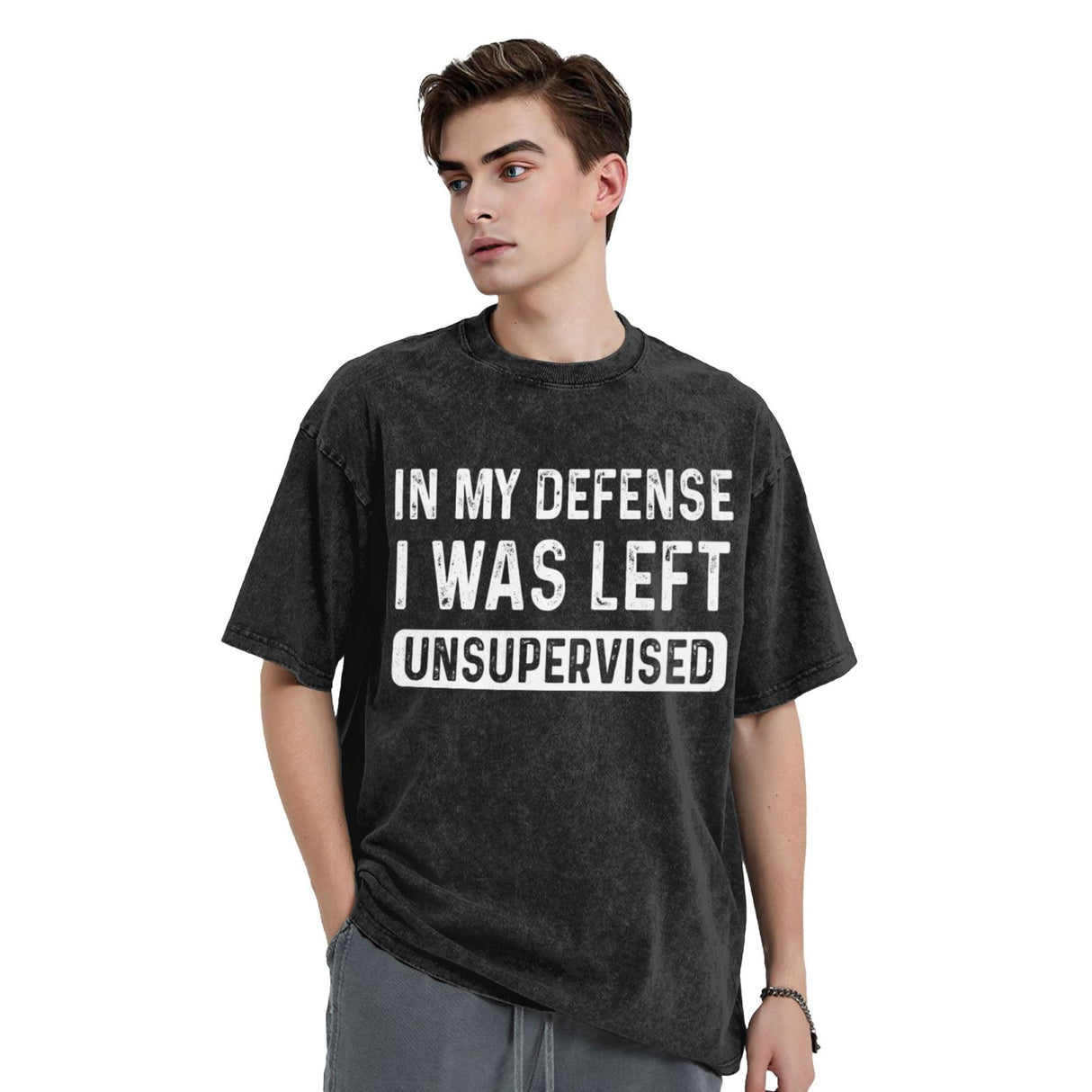 In my defense i was left unsupervised T-Shirt