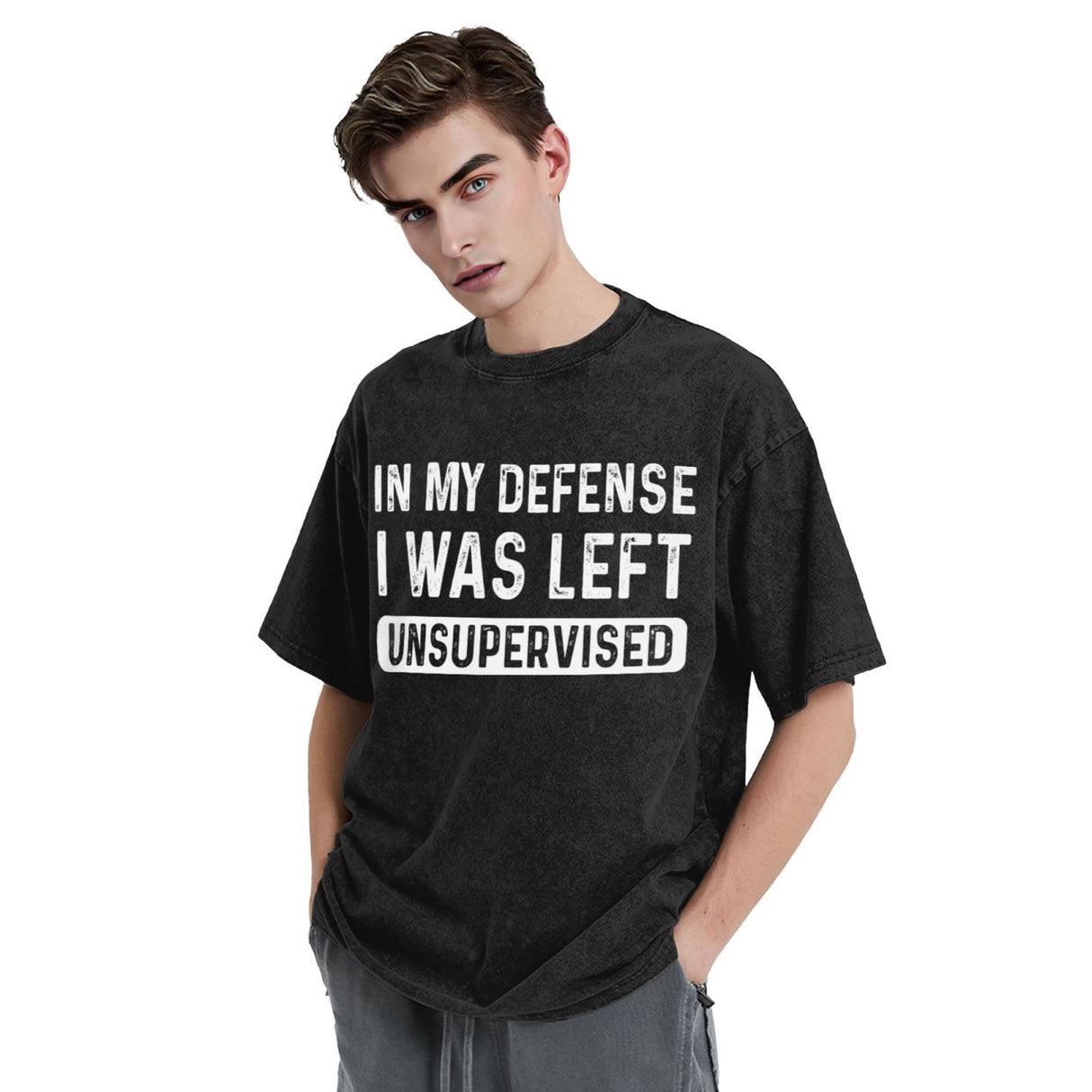 In my defense i was left unsupervised T-Shirt