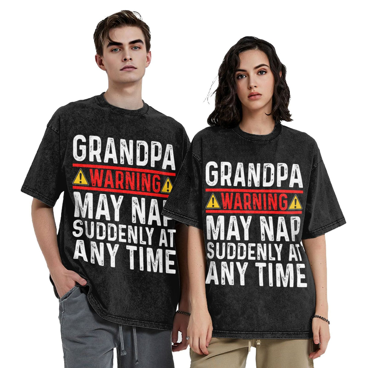 Grandpa Warning May Nap Suddenly At Any Time T-Shirt