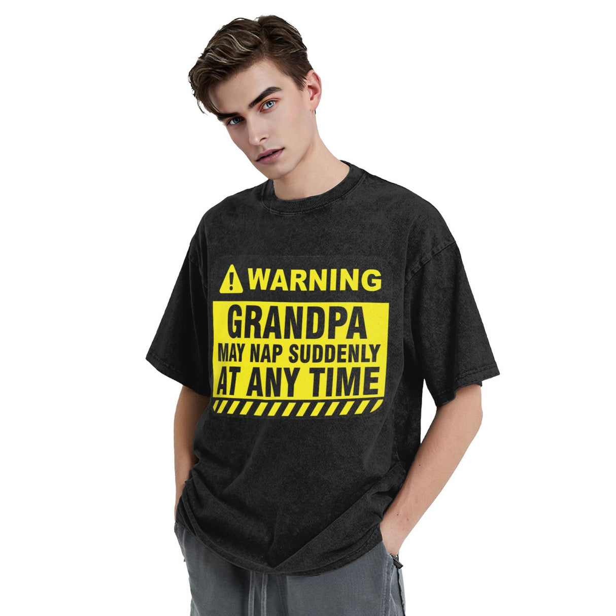 Grandpa Warning May Nap Suddenly At Any Time T-Shirt