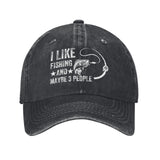 I Like Fishing and Maybe 3 People Hat