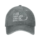 I Like Fishing and Maybe 3 People Hat