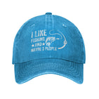 I Like Fishing and Maybe 3 People Hat