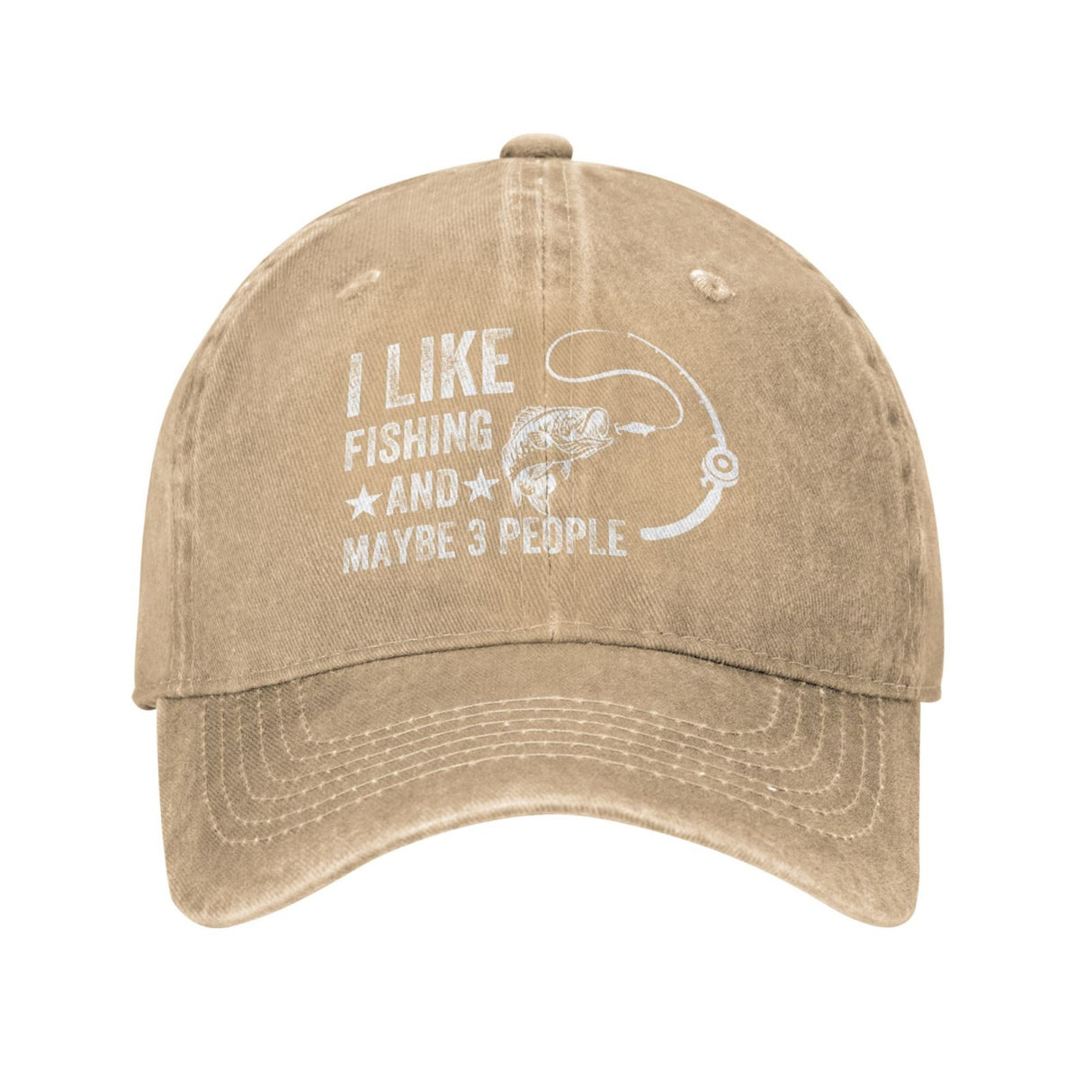 I Like Fishing and Maybe 3 People Hat