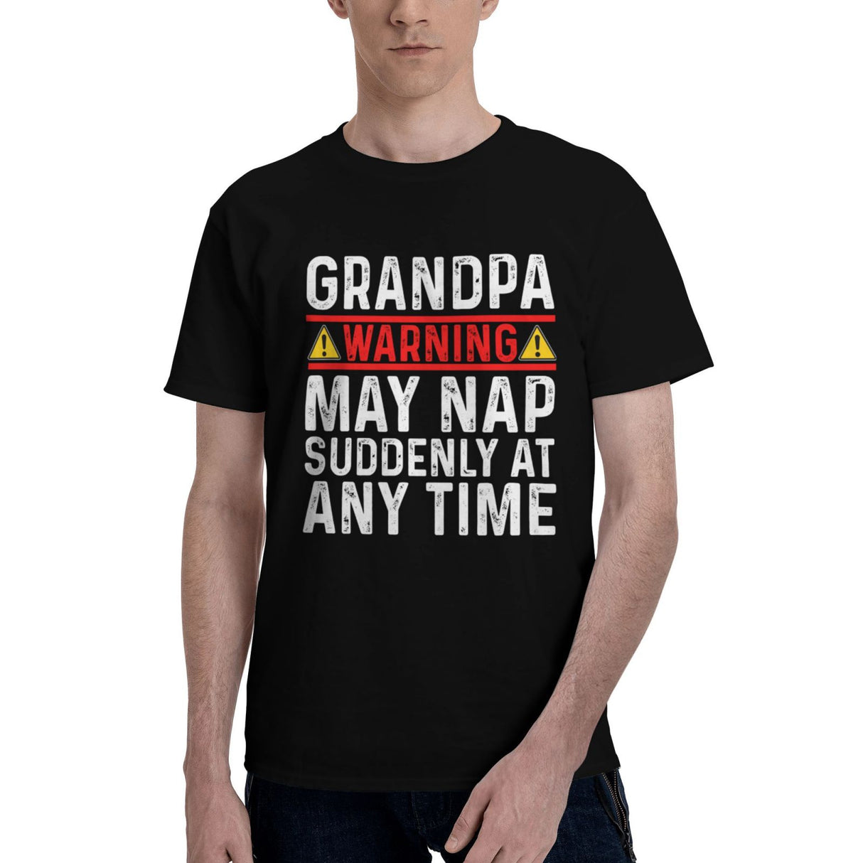 Grandpa Warning May Nap Suddenly At Any Time T-Shirt