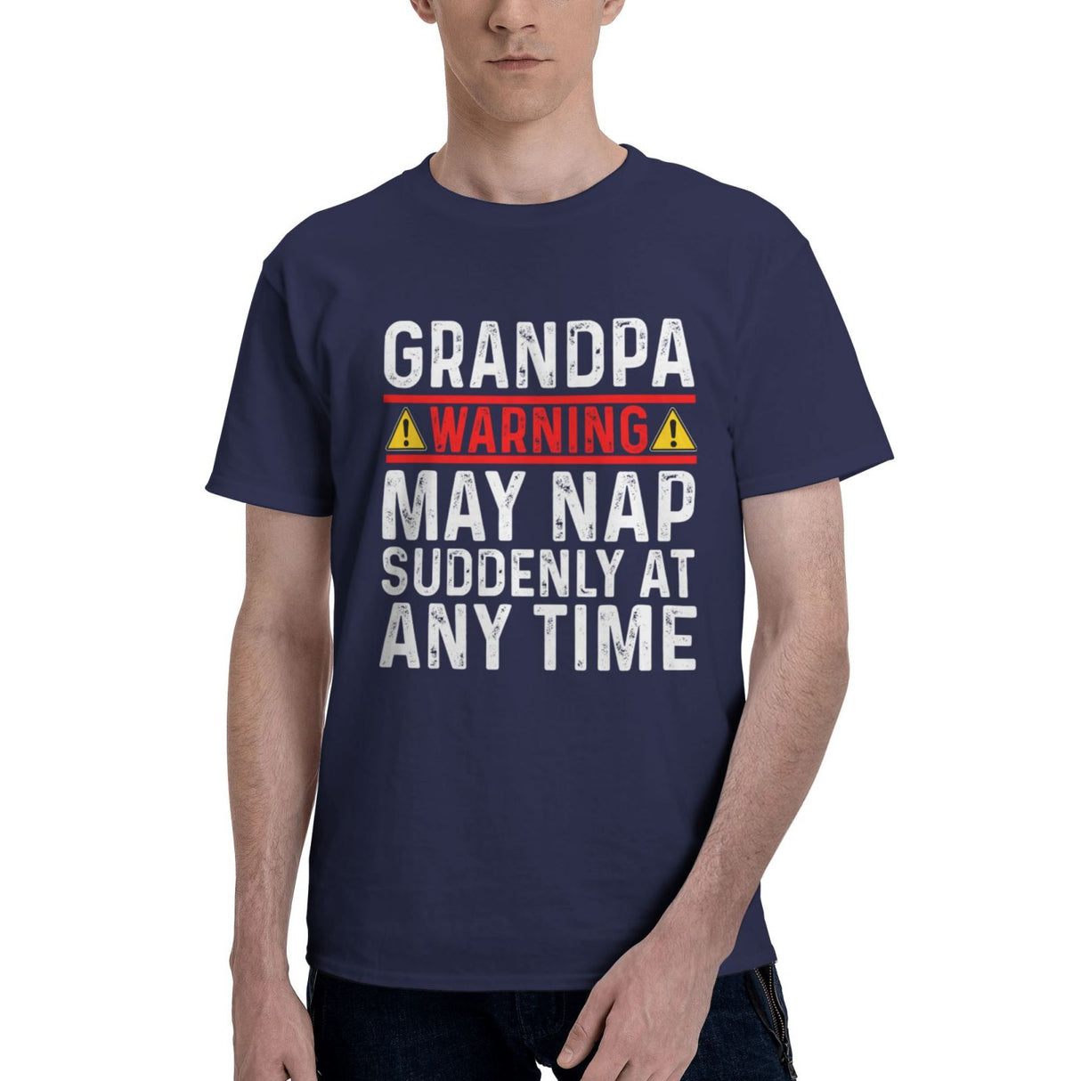 Grandpa Warning May Nap Suddenly At Any Time T-Shirt