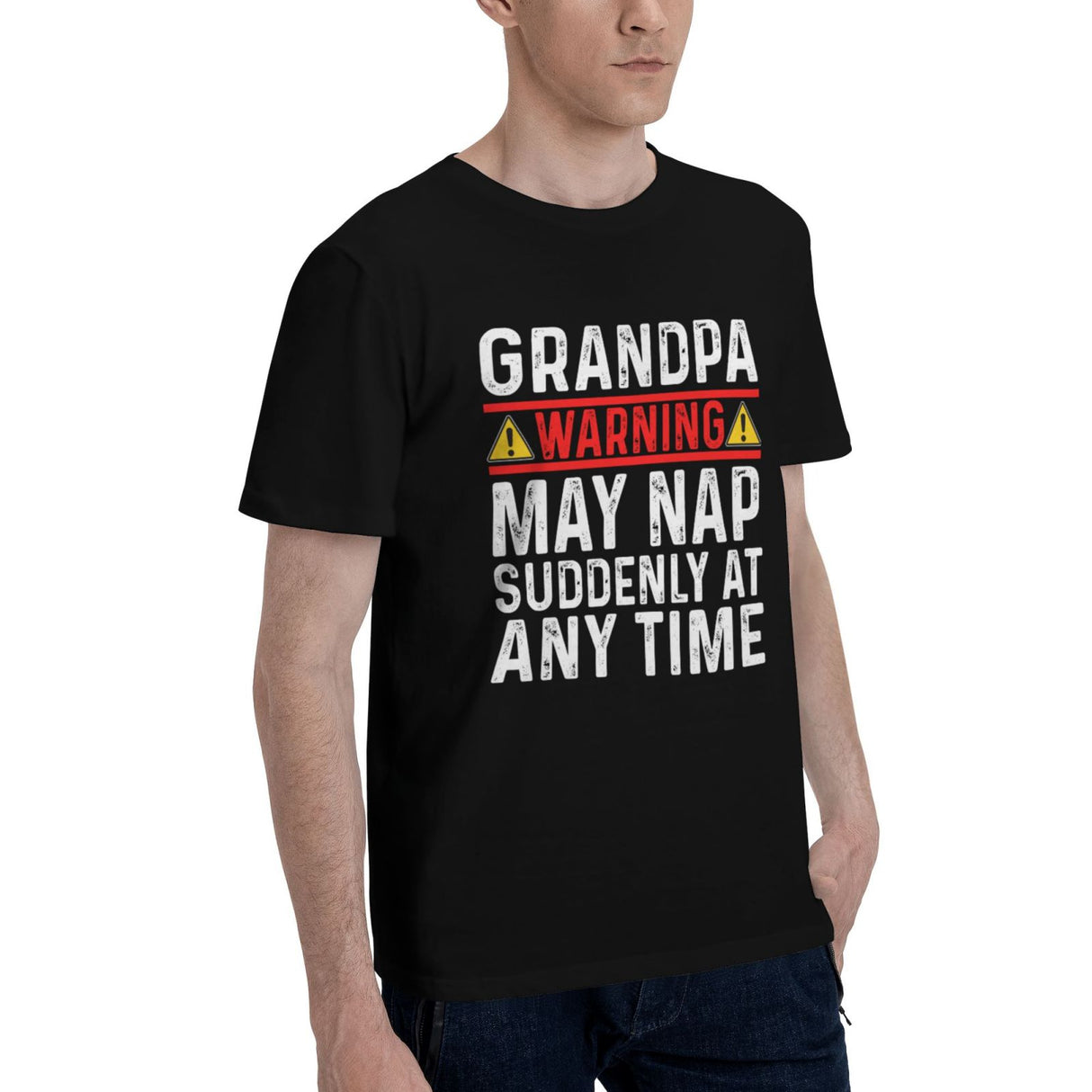 Grandpa Warning May Nap Suddenly At Any Time T-Shirt