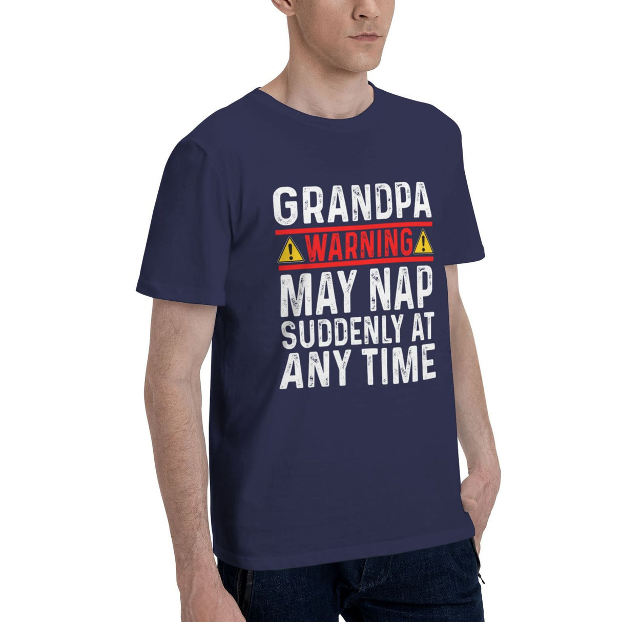 Grandpa Warning May Nap Suddenly At Any Time T-Shirt