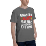 Grandpa Warning May Nap Suddenly At Any Time T-Shirt