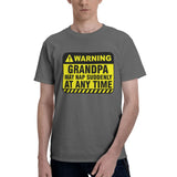 Grandpa Warning May Nap Suddenly At Any Time T-Shirt