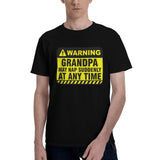 Grandpa Warning May Nap Suddenly At Any Time T-Shirt