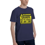 Grandpa Warning May Nap Suddenly At Any Time T-Shirt