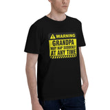 Grandpa Warning May Nap Suddenly At Any Time T-Shirt