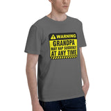 Grandpa Warning May Nap Suddenly At Any Time T-Shirt