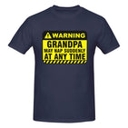 Grandpa Warning May Nap Suddenly At Any Time T-Shirt