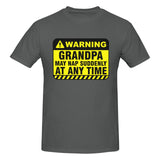 Grandpa Warning May Nap Suddenly At Any Time T-Shirt