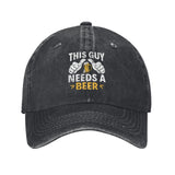 This Guy Needs A Beer Hat