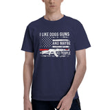 I Like Dogs Guns And Maybe 3 People T-Shirt