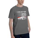 I Like Dogs Guns And Maybe 3 People T-Shirt