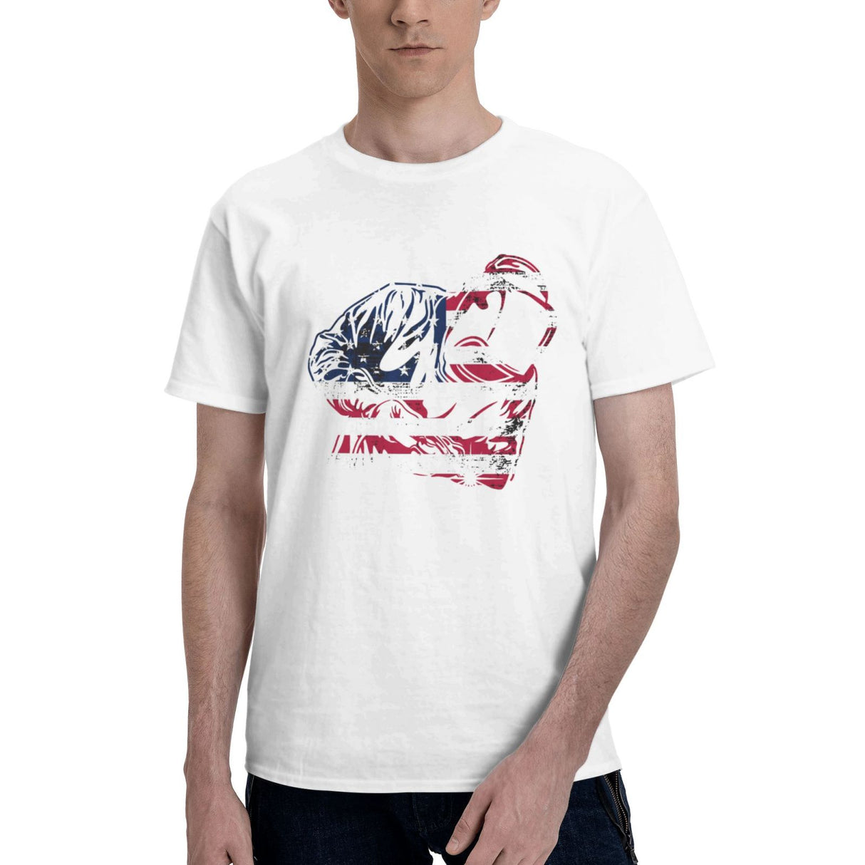 Welder America Flag USA Welder Gift T-Shirt