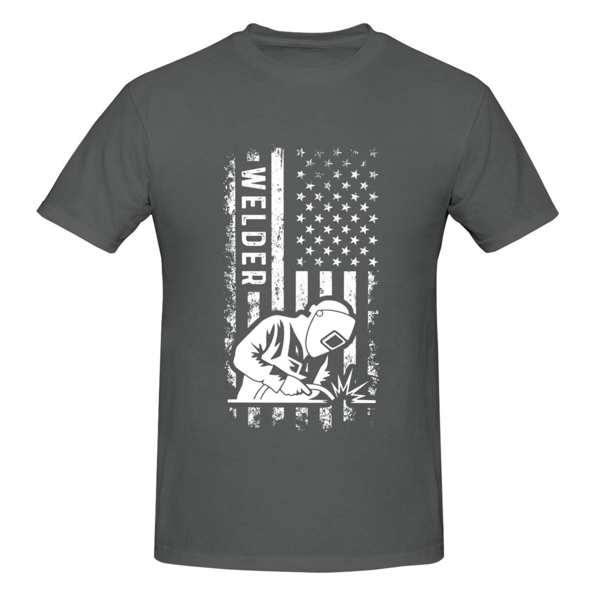 Welder America Flag USA Welder Gift T-Shirt