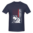 Welder America Flag USA Welder Gift T-Shirt