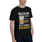 Weekend Forecast Cigars with Chance Bourbon T-Shirt