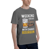 Weekend Forecast Cigars with Chance Bourbon T-Shirt