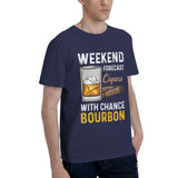 Weekend Forecast Cigars with Chance Bourbon T-Shirt