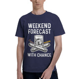 Weekend Forecast Cigars with Chance Bourbon T-Shirt