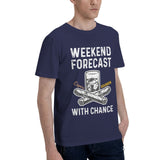 Weekend Forecast Cigars with Chance Bourbon T-Shirt