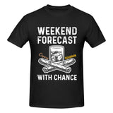 Weekend Forecast Cigars with Chance Bourbon T-Shirt