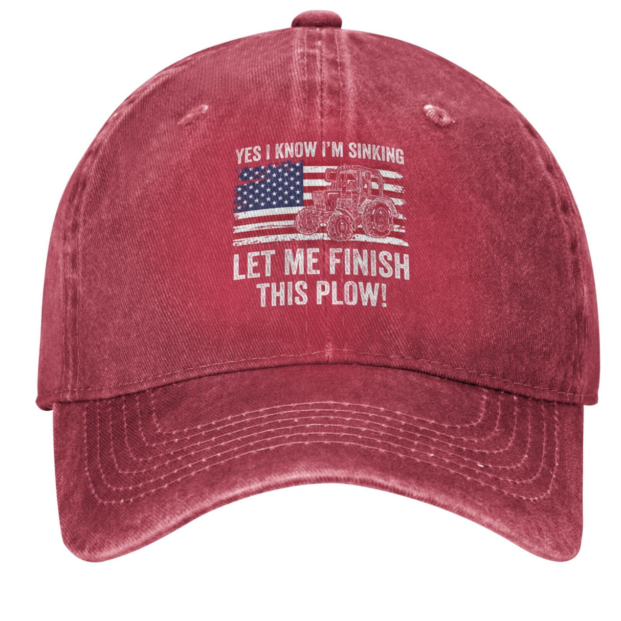 Yes I know I’m sinking let me finish this plow Hat