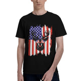 Deer Hunting America Flag T-Shirt